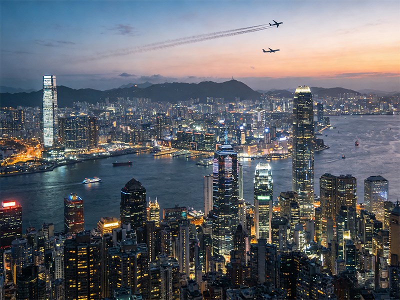 Hong Kong skyline - global business hub